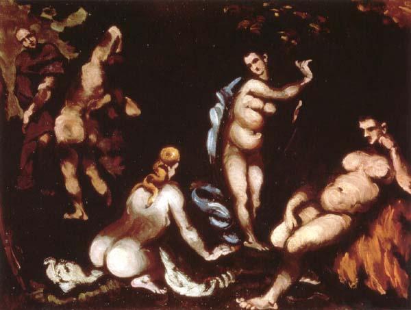 Paul Cezanne La tentation de saint Antoine oil painting image